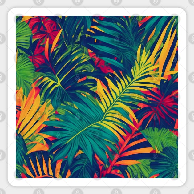 Tropical Palms Sticker by MyBeautifulMess
